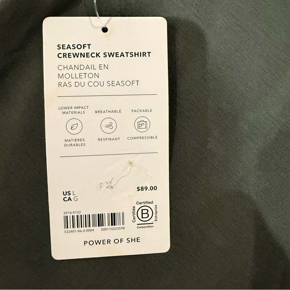 Athleta Seasoft Women's Crew Neck Sweater - Picture 5 of 7
